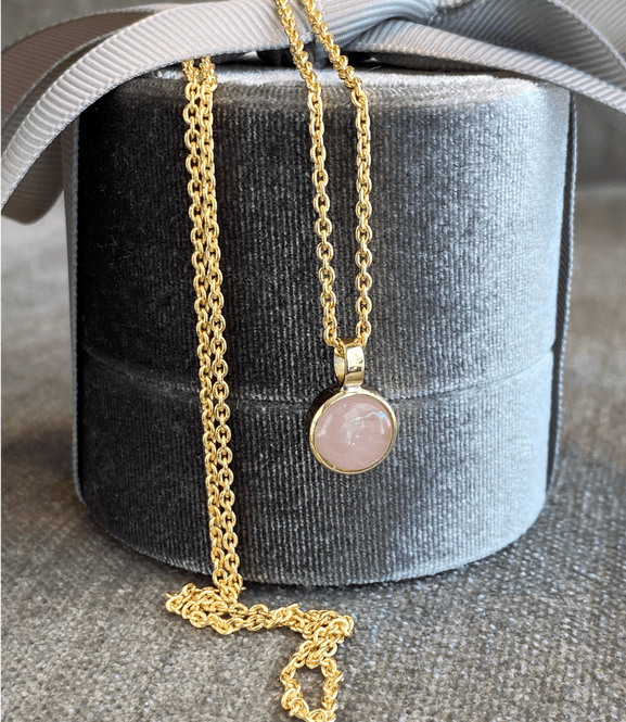 Hovedbilde Rosenkvarts Cabochon Mini