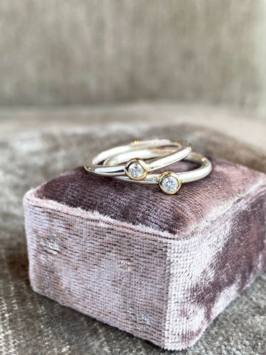 Solodiamant matt ring